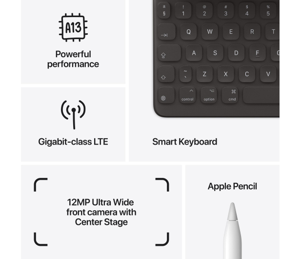 Apple iPad 10,2" 9gen 64GB LTE Silver - 681245 - zdjęcie 8